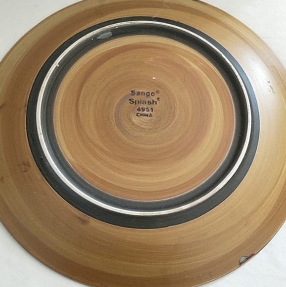 Sango Splash Pottery 4951 Large Platter / Plate - Picture 5 of 5